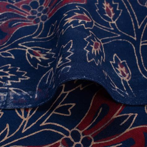 Ajrakh Fabric - Buy Ajrakh Block Print Fabric Online | Dmaasa – DMAASA
