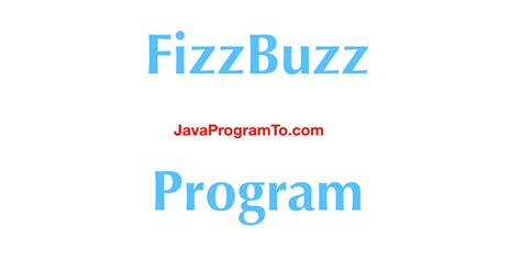 FizzBuzz Java HackerRank Solution 的图像结果