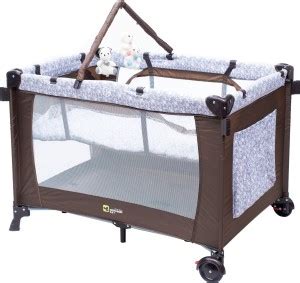 IRIS Portable 2 in 1 Infant Baby Travel Cot, Bed Play Pen, Child ...