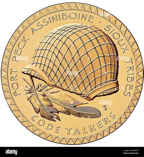 Fort Peck Assiniboine and Sioux Tribe Congressional Gold Medal (front ...