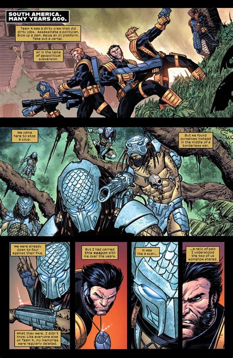 Team X vs. Predators (Predator vs. Wolverine issue 2) : r/Marvel