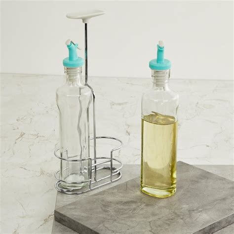 Buy Pamolive 3Pcs Glass Oil and Vinegar Set from Home Centre at just ...