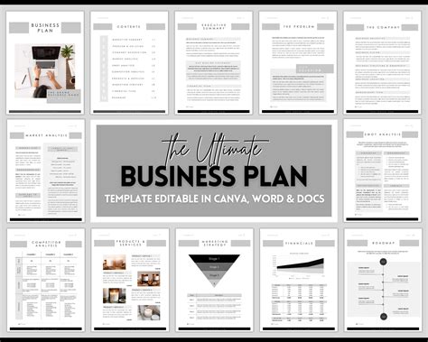 Creative Business Plan Template 的图像结果