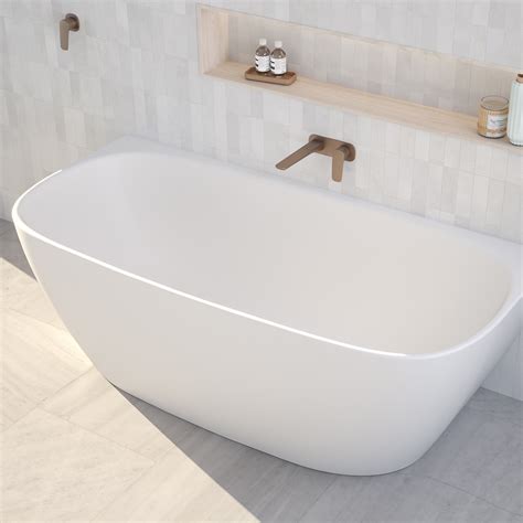 Contura II 1700mm Back to Wall Freestanding Bath - Sydney Bathroomware