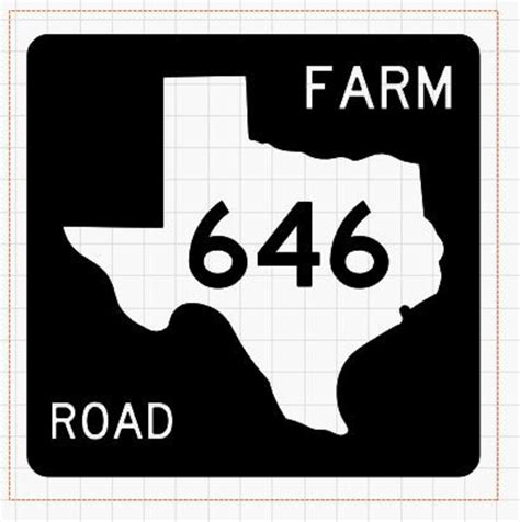 Custom Laser Engraved Texas Farm Road Ceramic Tile Sign - Etsy