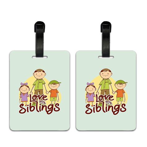 Buy Tinywalk Cute Luggage Tags for Kids Wooden Printed Luggage tag Set ...