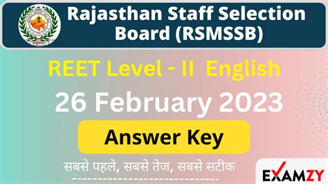 Reet Answer Key 的图像结果