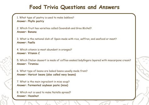 Summer Trivia Questions And Answers Printable