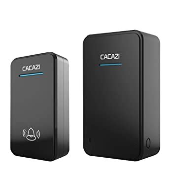 FHS Wireless Battery Powered Doorbell Door Chime 1 Transmitter+1 ...