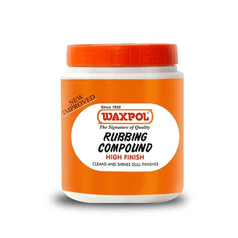 Waxpol Rubbing Compound (High Finish 1Kg) For Deep Scratches, Sandpaper ...