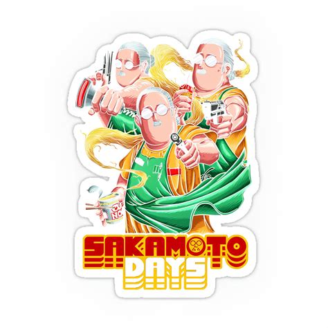 Sakamoto Days Sticker-8 – Inkyprinty.in