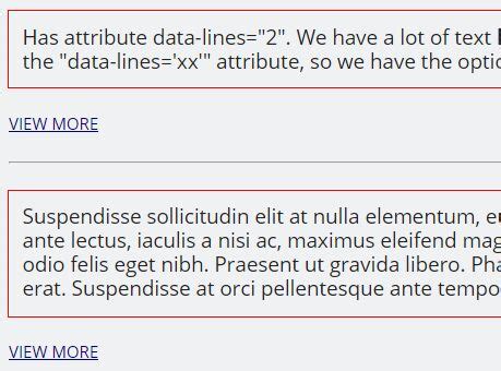 Truncate Multi-line Text With jQuery - readMore | jQuery Plugin