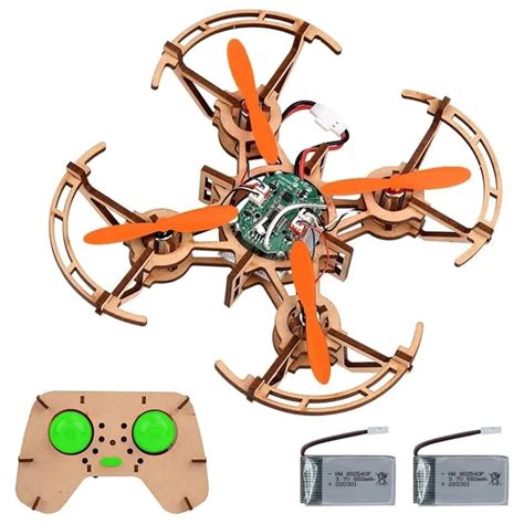 DIY Wooden Camera Drone Kit - Buildable RC Quadcopter with Altitude Ho ...