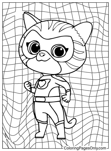 20+ SuperKitties Coloring Pages - Free Printable PDF & Online Coloring