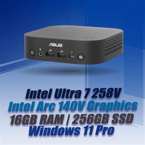 ASUS NUC 14 Pro AI Copilot+ Ultra 7 258V 32GB 250GB Windows