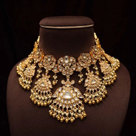 Kundan Long Necklace & Polki Long Necklace for Women