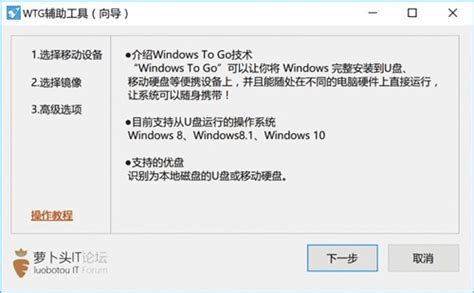 【WTG辅助工具下载】WTG辅助工具(Windows To Go辅助工具) v5.5.6 萝卜头版-趣致软件园
