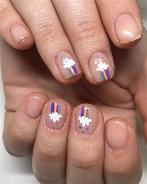 cloud nail art