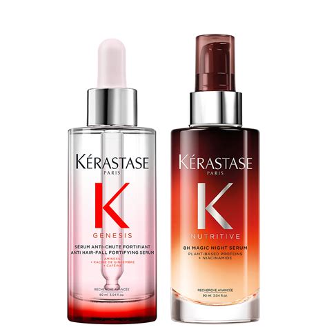 Kérastase Magic Power Duo, Genesis Anti-Chute Fortifiant Serum 90ml and Nutritive 8H Night Serum ...
