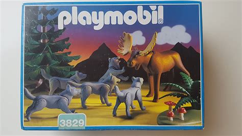 Playmobil 3829 Elch/loup. : Amazon.fr: Jeux et Jouets