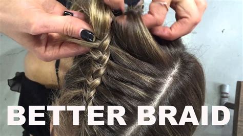 Inside Out French Braid Tutorial 的图像结果