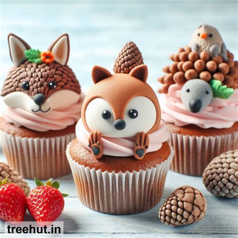 Wildlife Cupcake Ideas, Mini Cake Ideas, Cake Decoration Ideas