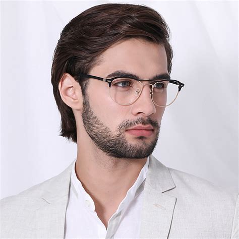 Blue Block Phone & Computer Glasses: Black Full Rim Round John Jacobs ...