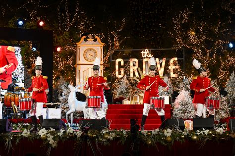The Grove 2024 Tree-Lighting Holiday Kickoff: Rick Caruso & Lance Bass