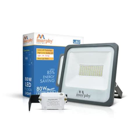 Murphy 80W Led Waterproof with Auto On/Off Day Night Light Sensor Flood ...