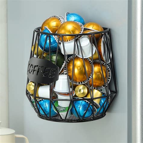 Amazon.com: KEGII Magnetic Coffee Pod Holder, Wall Mount Large K Cup ...