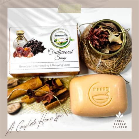 Meeem Oudhwood Soap - Anti Stress & Relaxation – Meeem Skincare