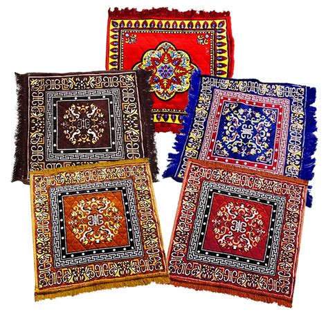 Buy Weavers Villa Set of Prayer Mat/Aasan/Puja Mat/Meditation Mat ...