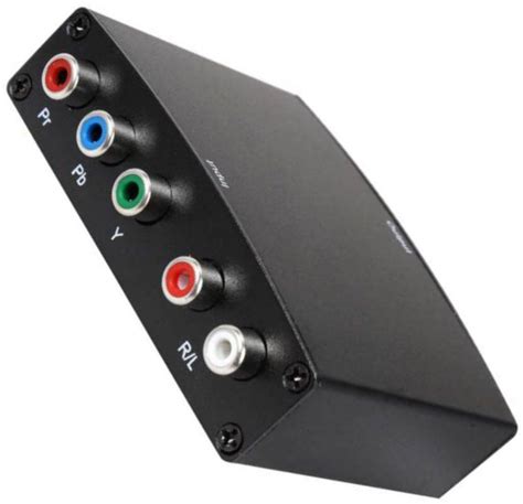 FineArts 5RCA Component RGB YPbPr to HDMI v1.3 HDCP Video Audio ...