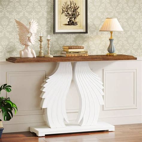 Tribesigns Console Entry Table For Entryway: Farmhouse Narrow Entryway ...