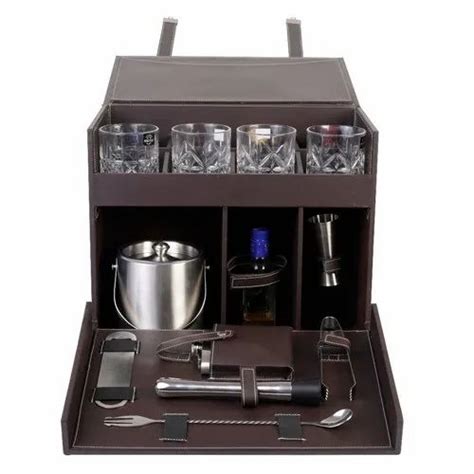 Bar Boxes - Brown - 03 - Travel Cocktail Bar Accessories Set Trader ...
