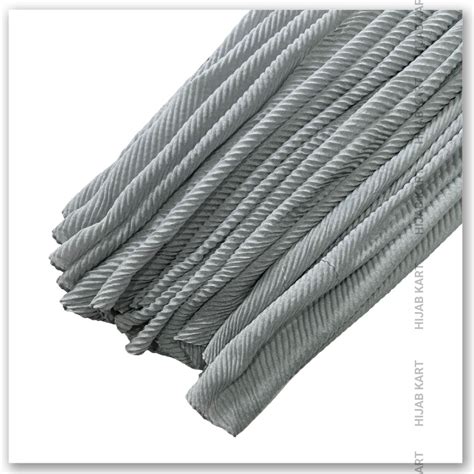 Cotton Pleated Hijab- Baby Blue Color Hijab | Hijab Kart