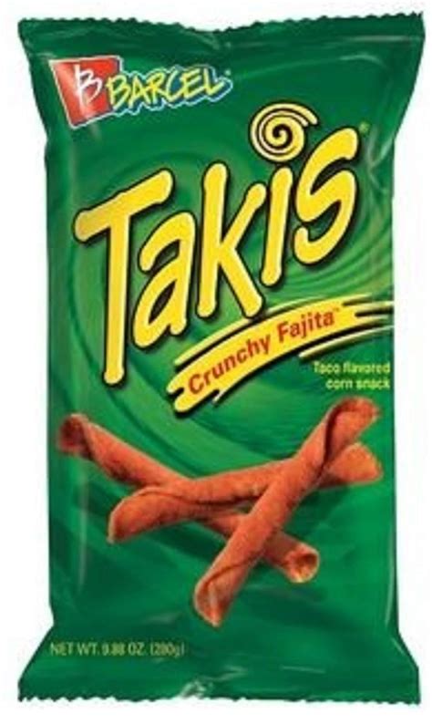 Barcel, Takis, Crunchy Fajita, Rolled Tortilla Snacks, 9.9oz Bag (Pack ...