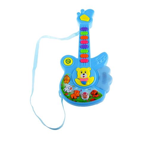 Buy ANGELDEAL Electric Guitar Musical Children Baby Nursery Toys Button ...