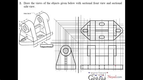 Sectional View Drawing Examples 的图像结果