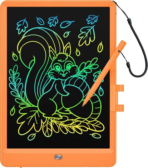 LCD Writing Tablet Doodle Board, 10 inch Colorful Drawing Tablet ...