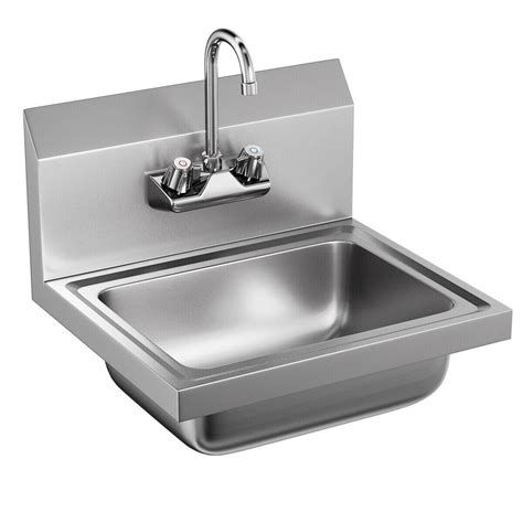 Costway Commercial Stainless Steel Wall Mount Hand Washing Wash Sink ...