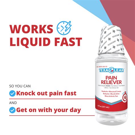 TexaClear® Liquid Pain Reliever | Anti-Inflammatory | Shop Now ...