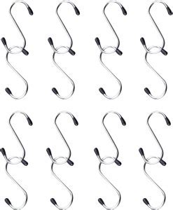 upalabdh 16 PCs S Hook Sling Hooks Hanger Hook Pronged Hook Sling Dog ...