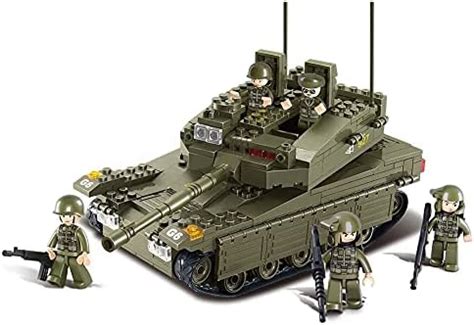 Buy Sluban Merkava Tank 343 Pieces Building Blocks Set Online at Low ...