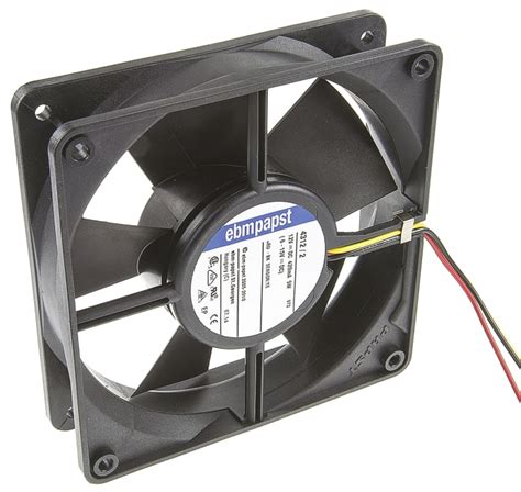 4312/2 ebm-papst | ebm-papst 4300 Series Axial Fan, 12 V dc, DC ...