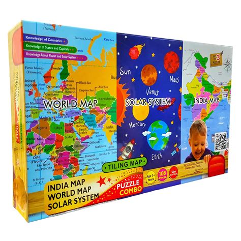 Buy BKDT Marketing Play & Learn Educational -3 in 1 Zigsaw , India with ...