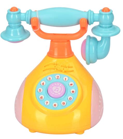 Trade Zone Kids Retro Style Landline Telephone Musical Phone Toy ...
