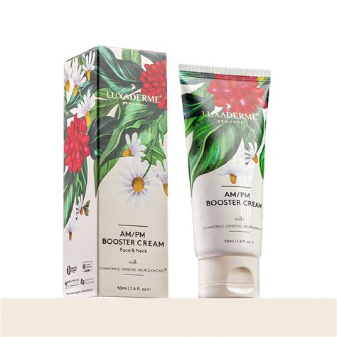 LuxaDerme Korean AM/PM Booter Cream for Face & Neck | Hydrating Face ...