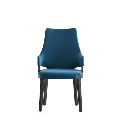 Manhattan Comfort Contemporary/Modern Velvet Upholstered Dining Arm ...