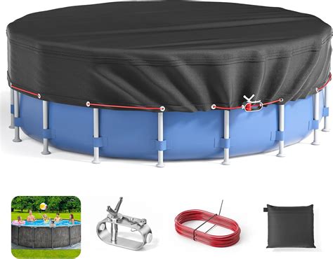 Amazon.com : 20Ft Round Pool Cover - Covers for Above Ground Pools ...